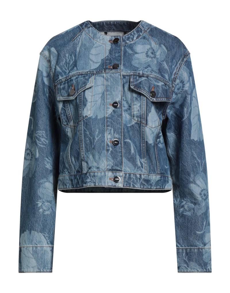 FENDI Jeansjacke/-mantel Damen Blau von FENDI
