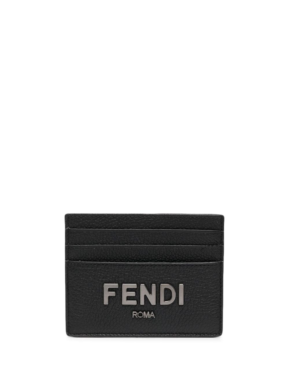 FENDI Kartenetui mit Logo-Prägung - Schwarz von FENDI