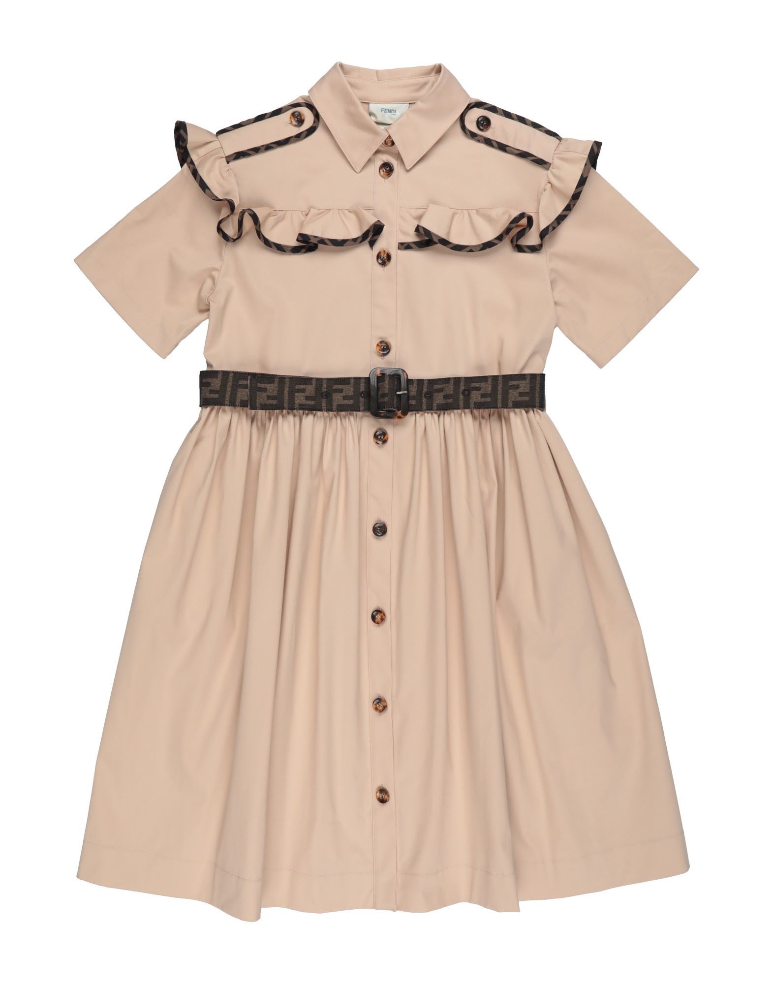 FENDI Kinderkleid Kinder Beige von FENDI
