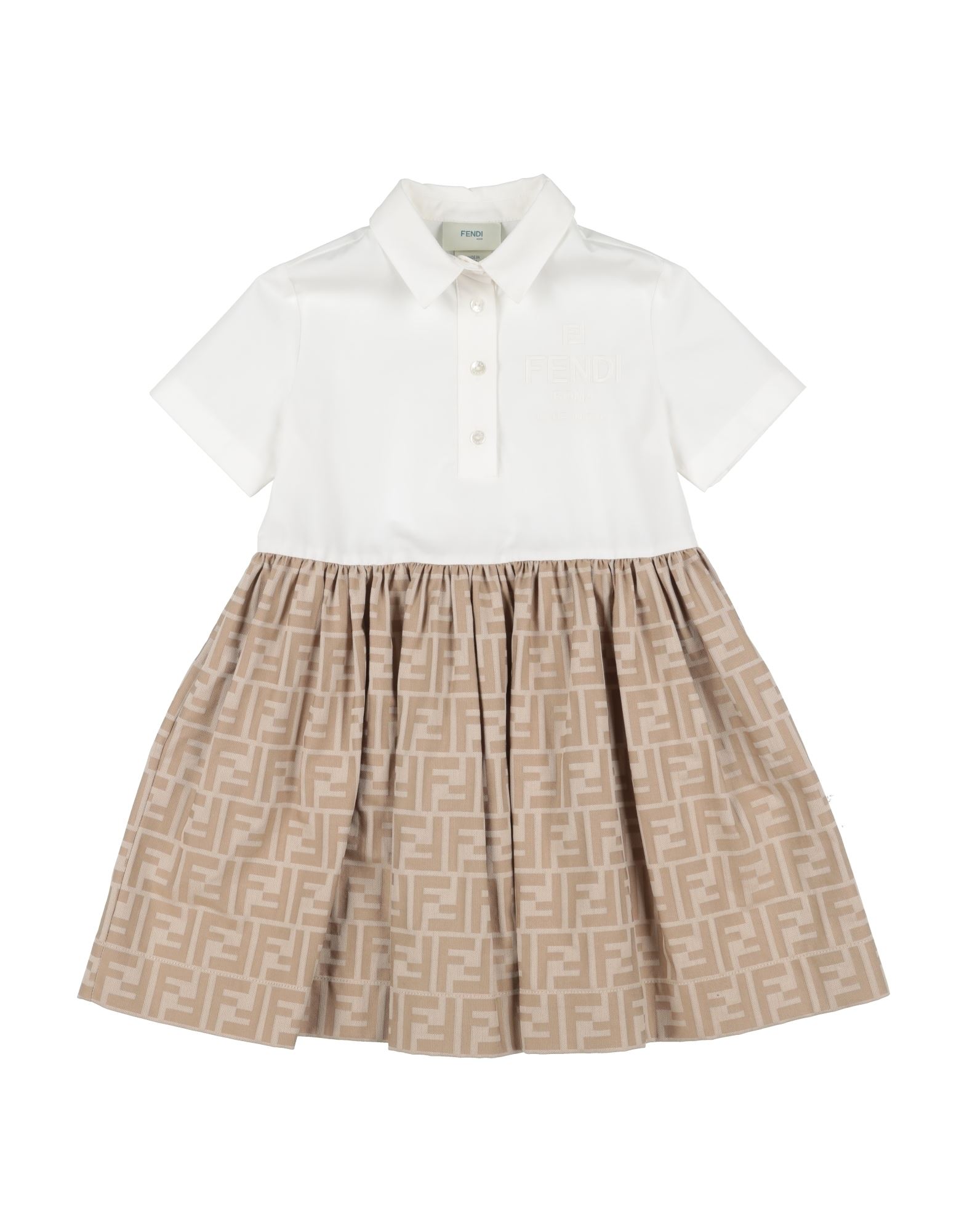 FENDI Kinderkleid Kinder Beige von FENDI