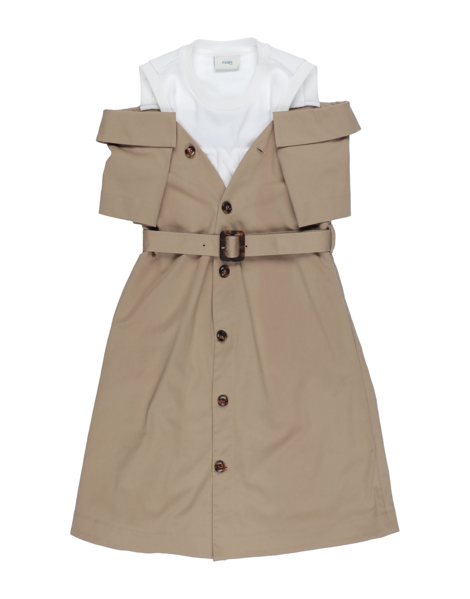 FENDI Kinderkleid Kinder Khaki von FENDI