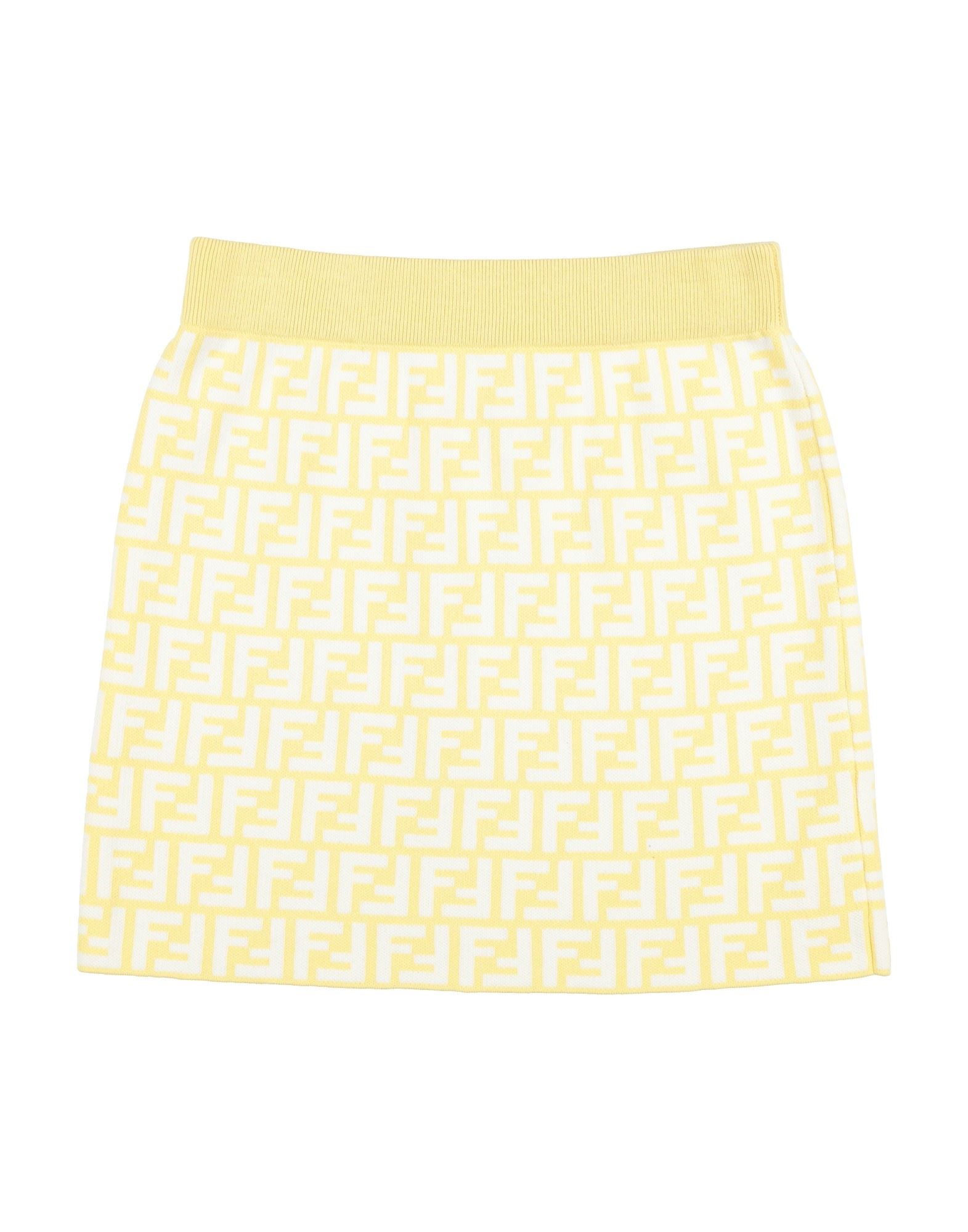 FENDI Kinderrock Kinder Pastellgelb von FENDI