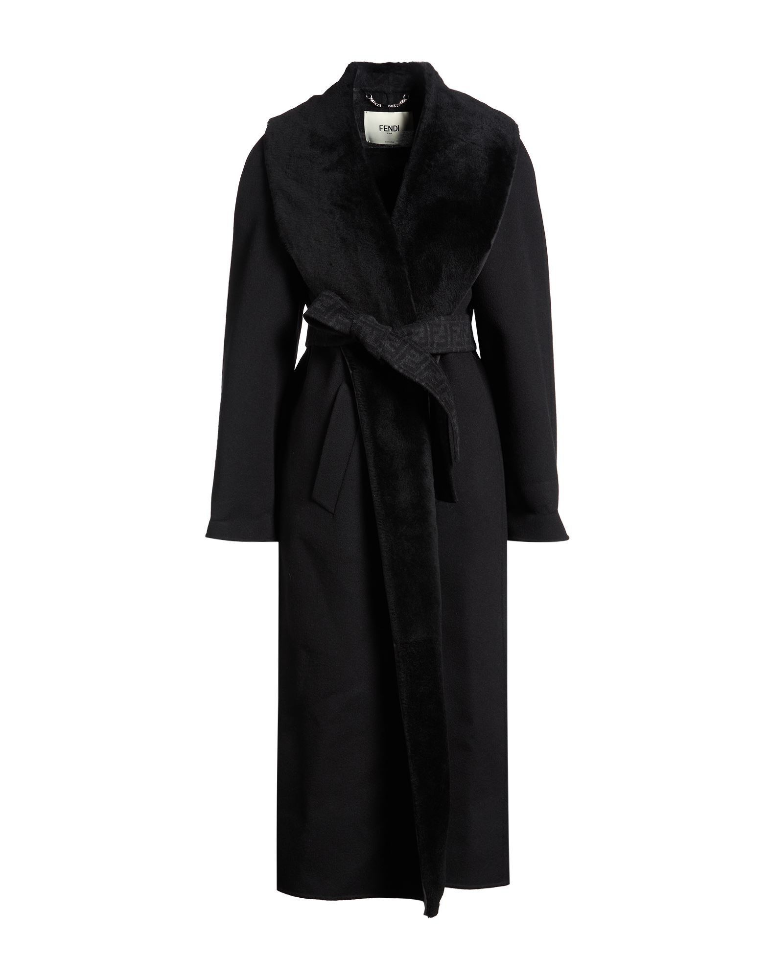 FENDI Mantel Damen Schwarz von FENDI