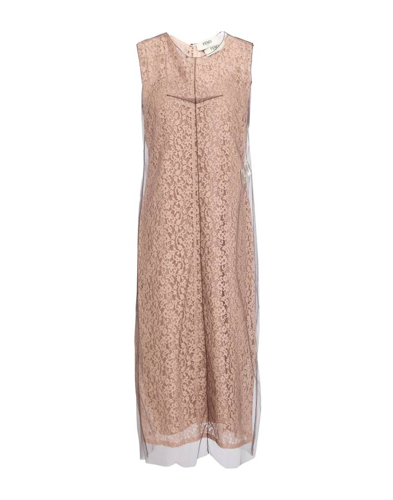 FENDI Midi-kleid Damen Beige von FENDI
