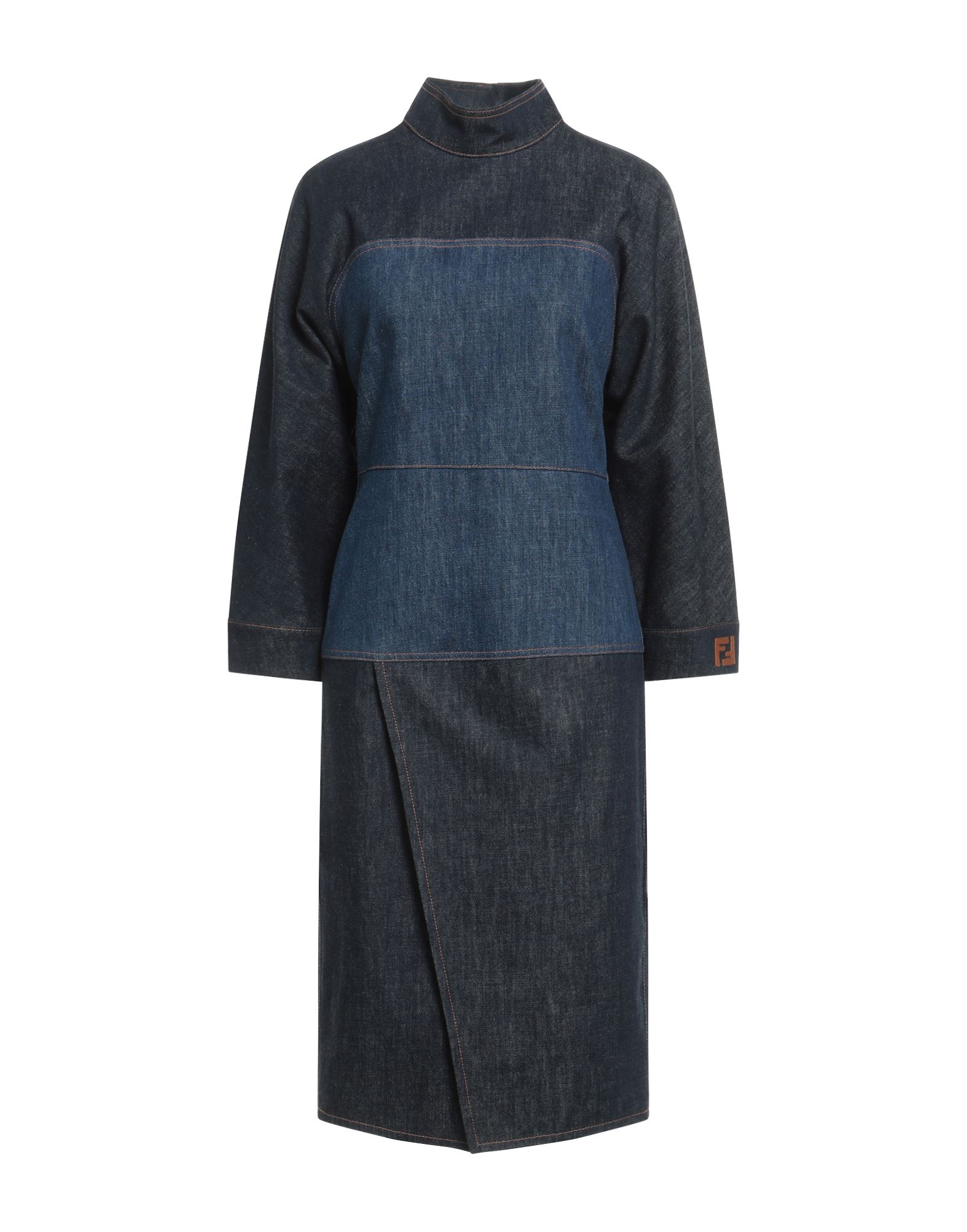 FENDI Midi-kleid Damen Blau FENDI Midi-kleid Damen Blau von FENDI