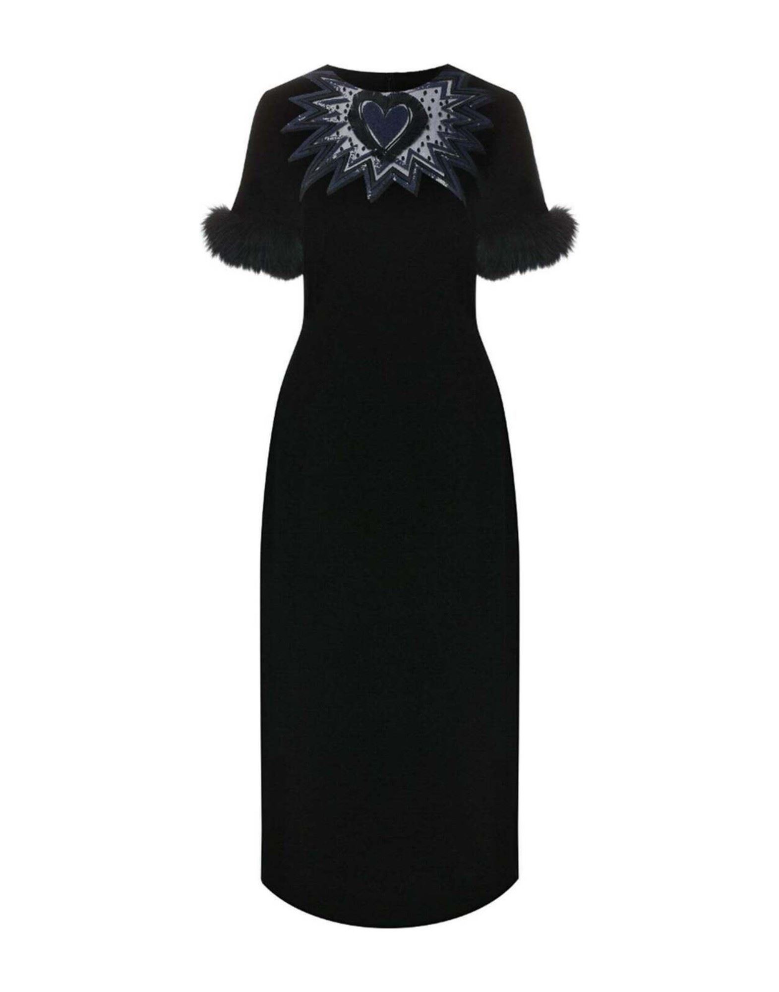 FENDI Midi-kleid Damen Schwarz von FENDI