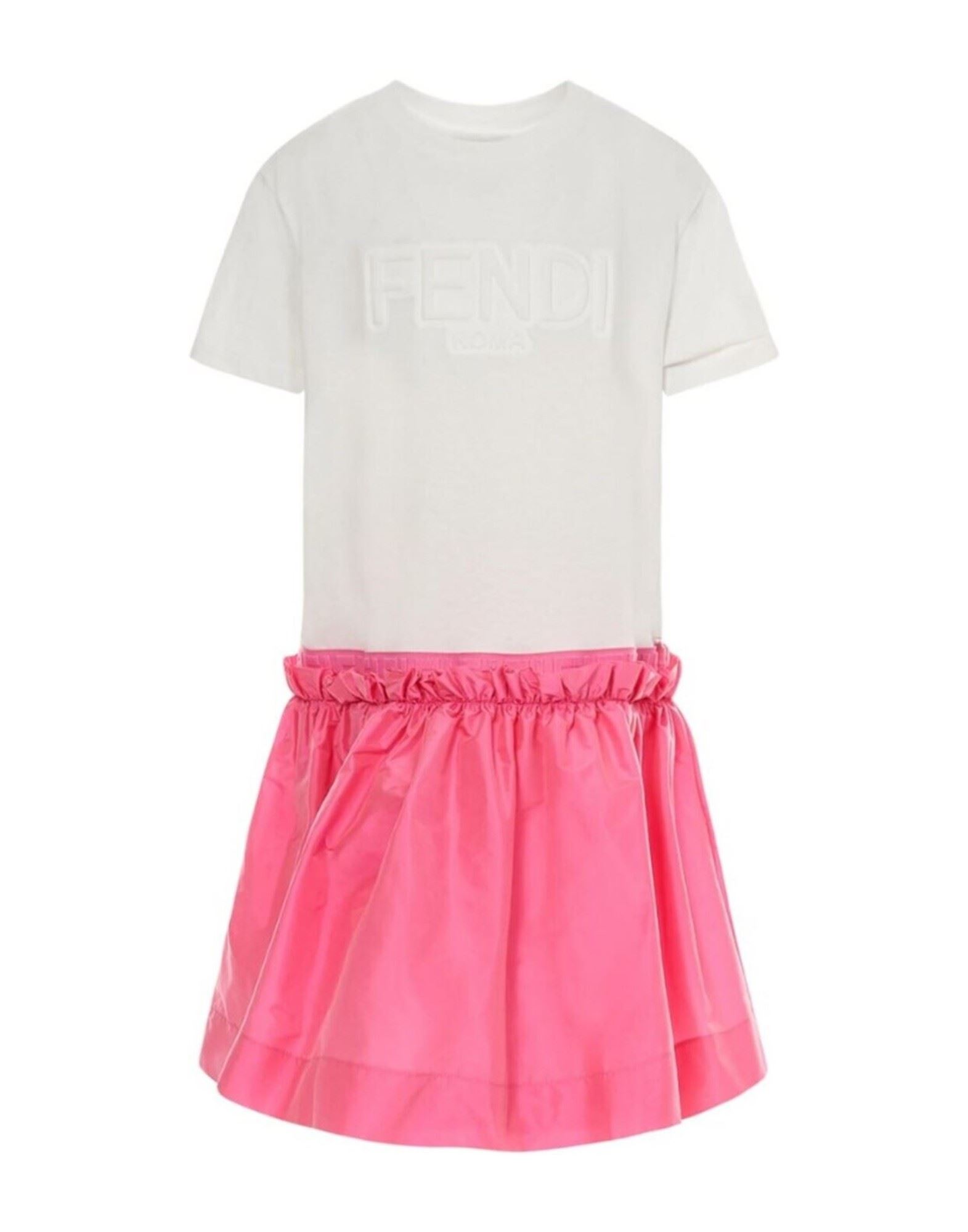 FENDI Midi-kleid Kinder Weiß von FENDI