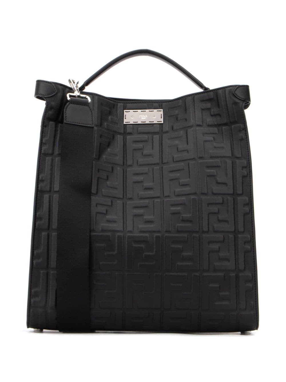 FENDI 'Peekaboo X-Lite Fit' Shopper - Schwarz von FENDI