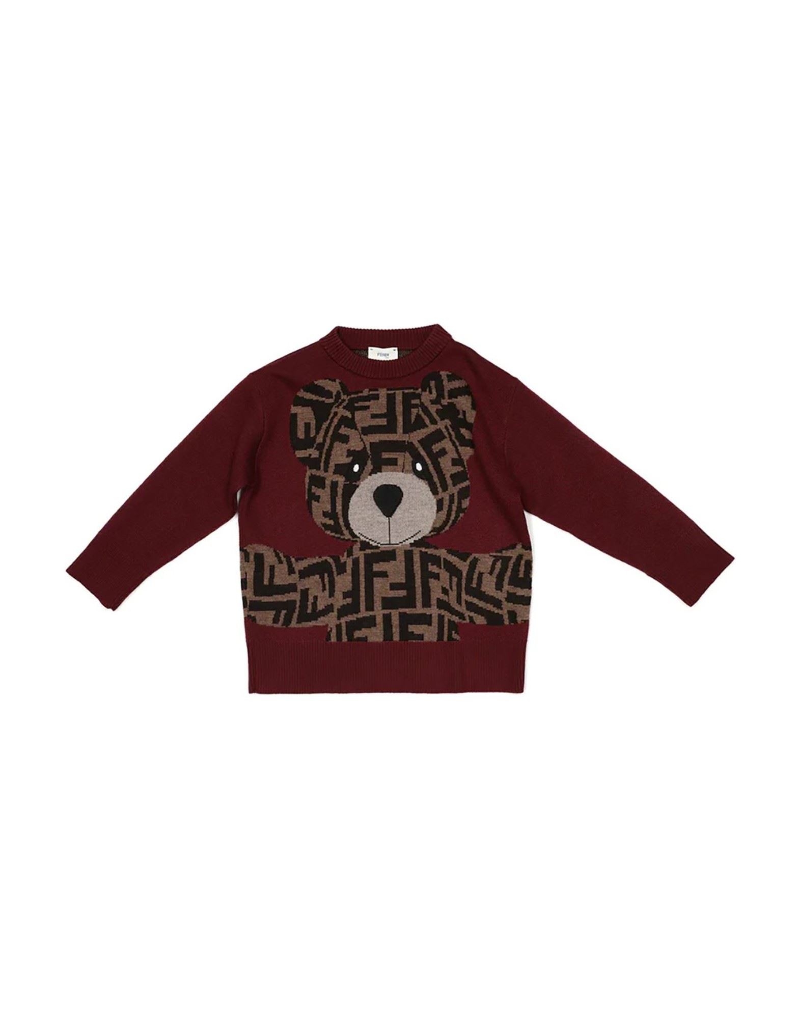 FENDI Pullover Kinder Bordeaux von FENDI