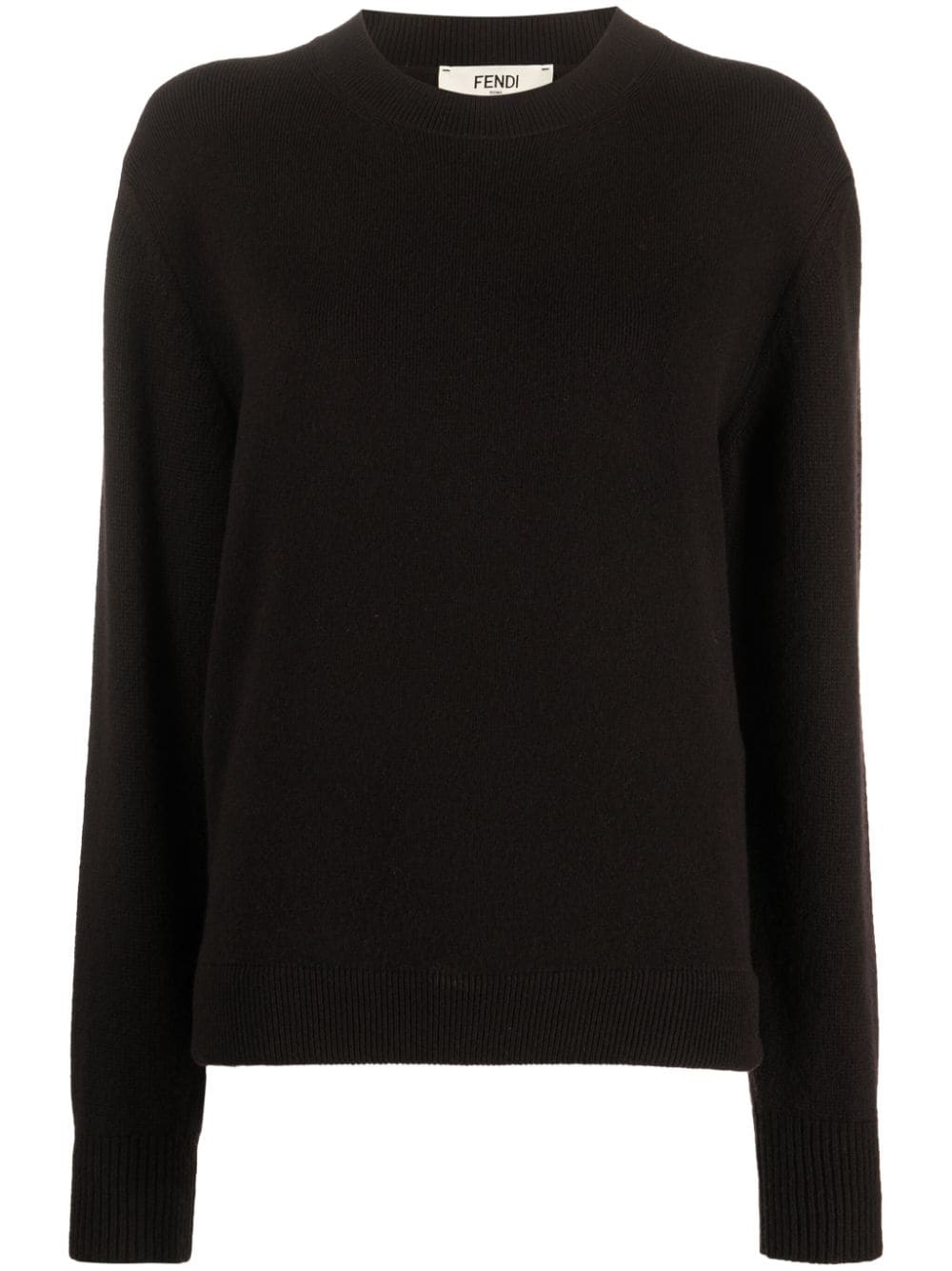 FENDI Pullover mit rundem Ausschnitt - Schwarz von FENDI