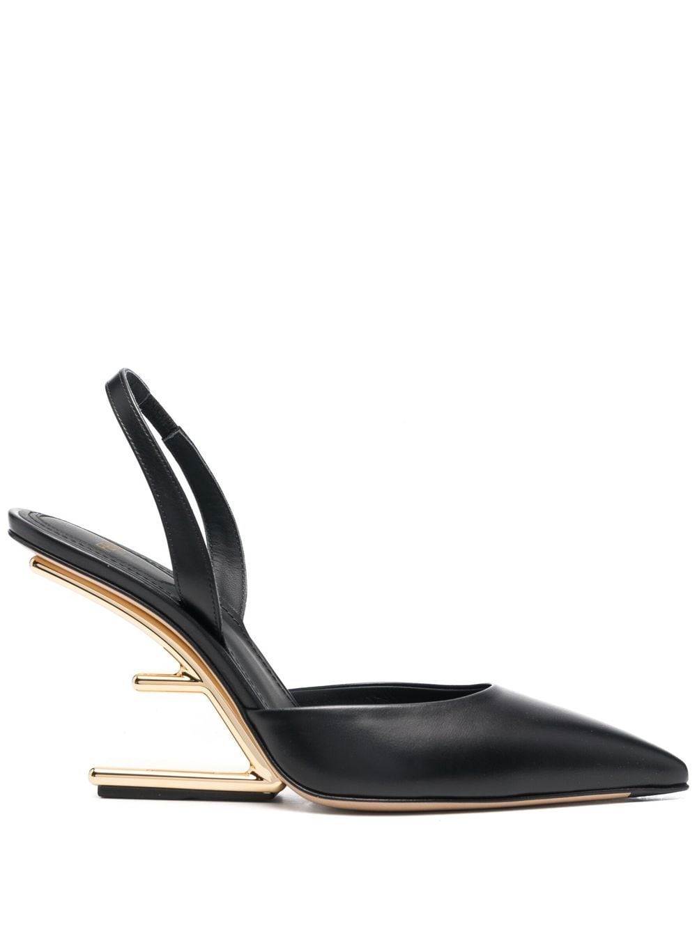 FENDI Pumps mit definiertem Absatz 100mm - Schwarz von FENDI