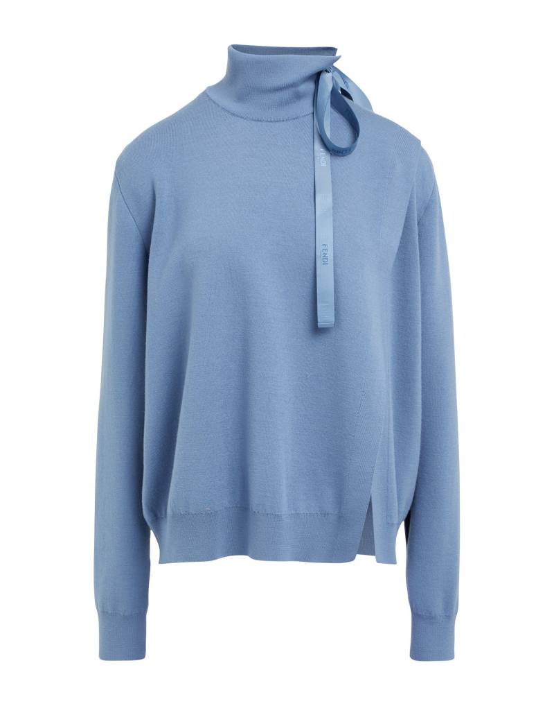 FENDI Rollkragenpullover Damen Blaugrau von FENDI