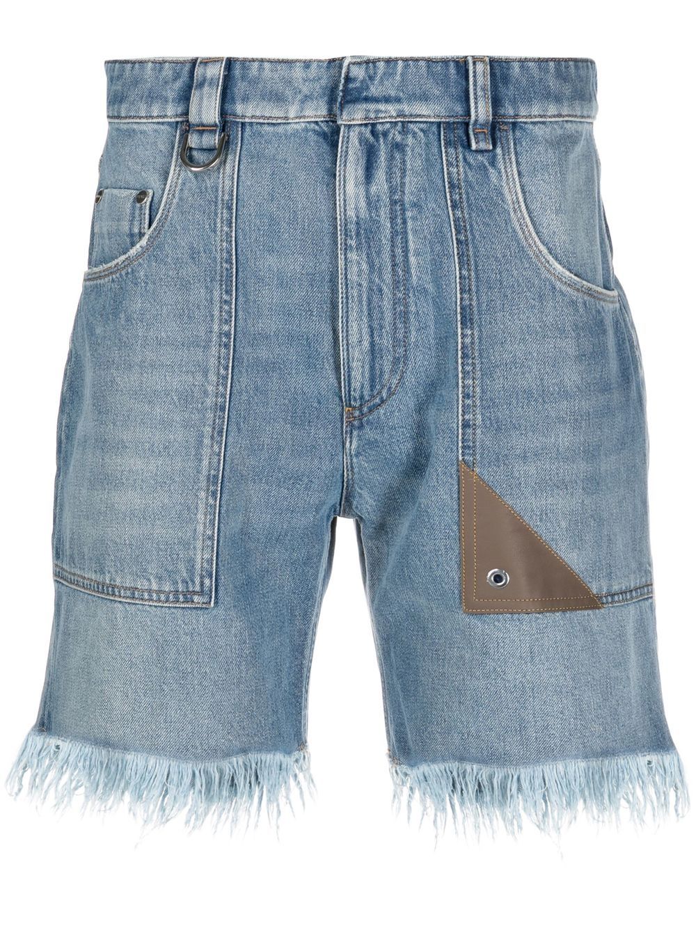 FENDI Shorts im Distressed-Look - Blau von FENDI