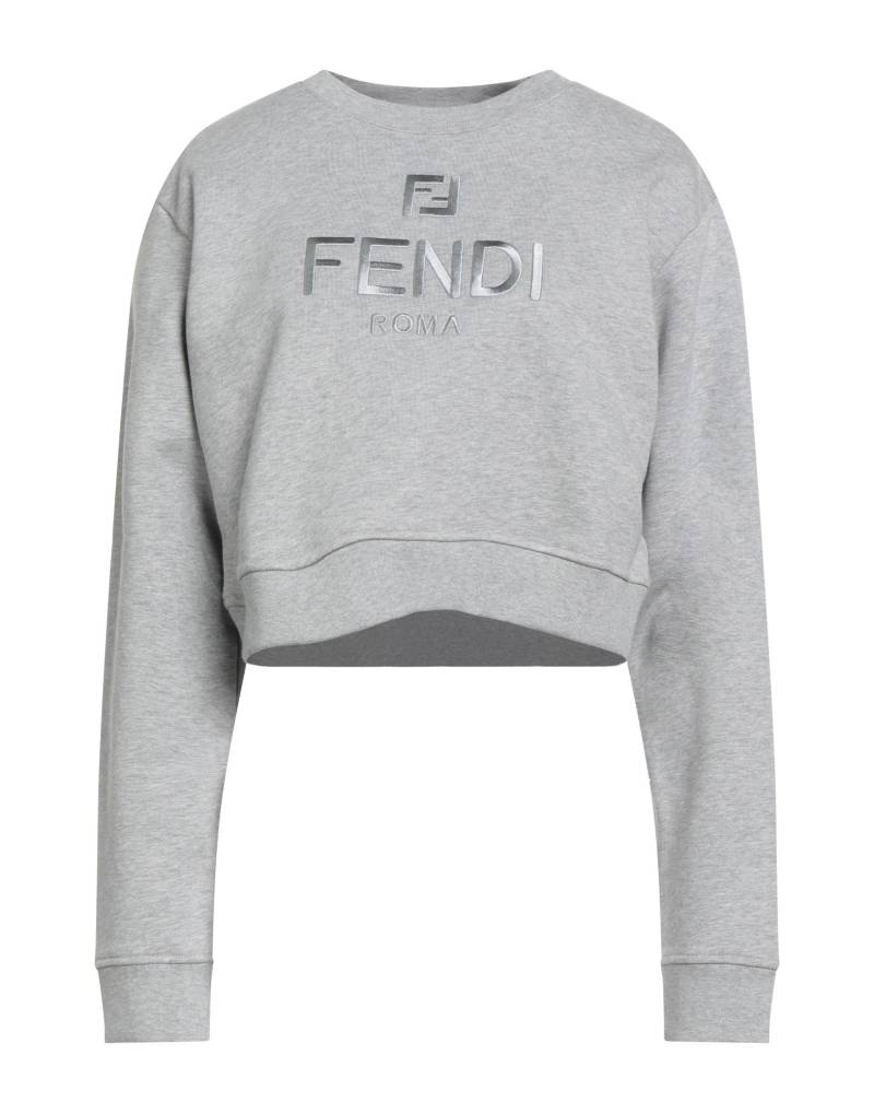 FENDI Sweatshirt Damen Hellgrau von FENDI