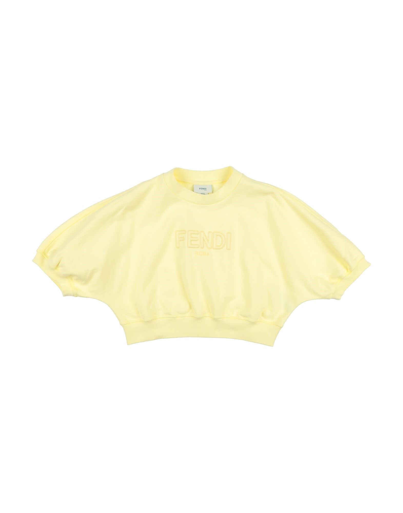 FENDI Sweatshirt Kinder Pastellgelb von FENDI