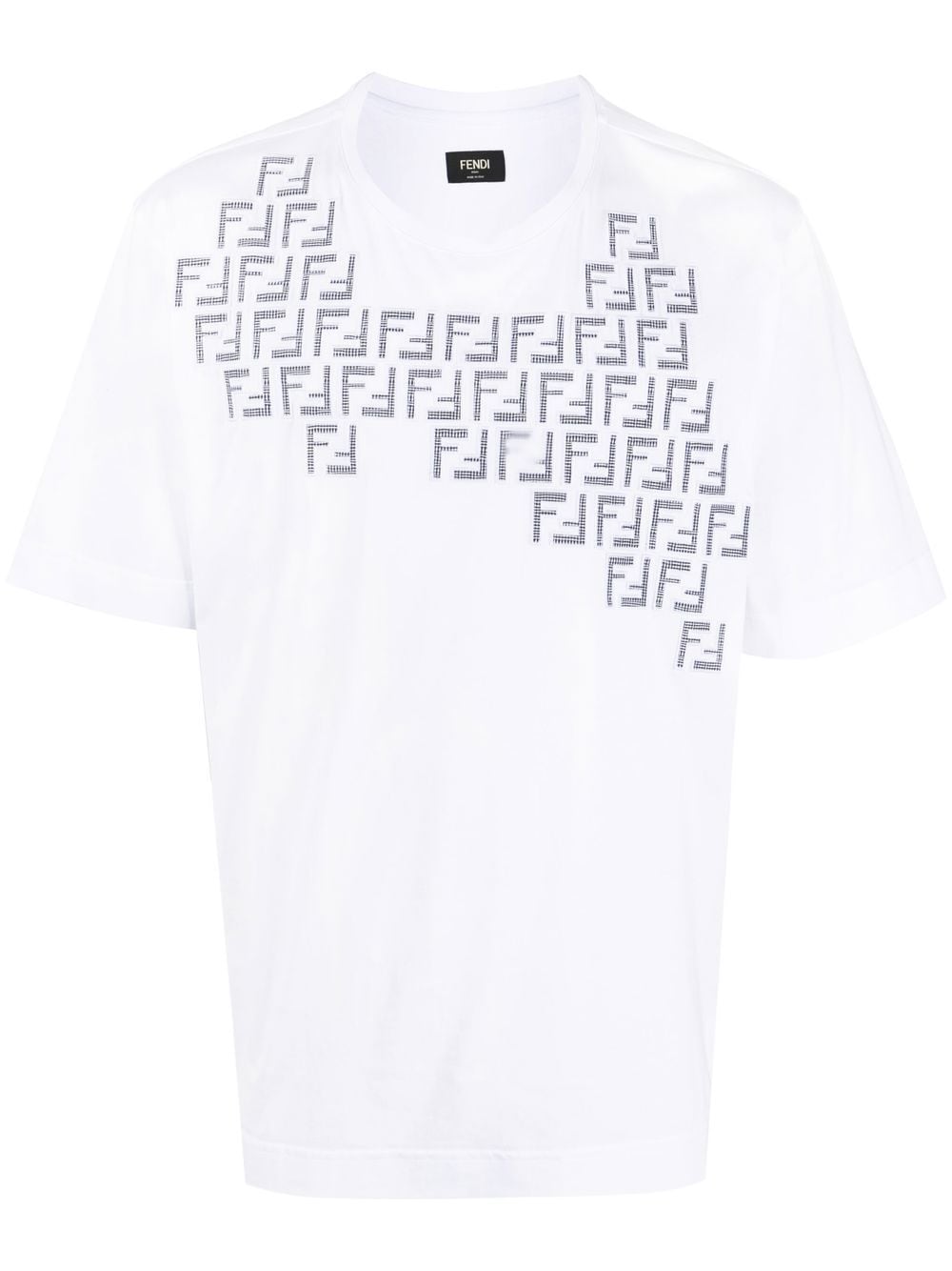 FENDI T-Shirt mit FF - Weiß von FENDI