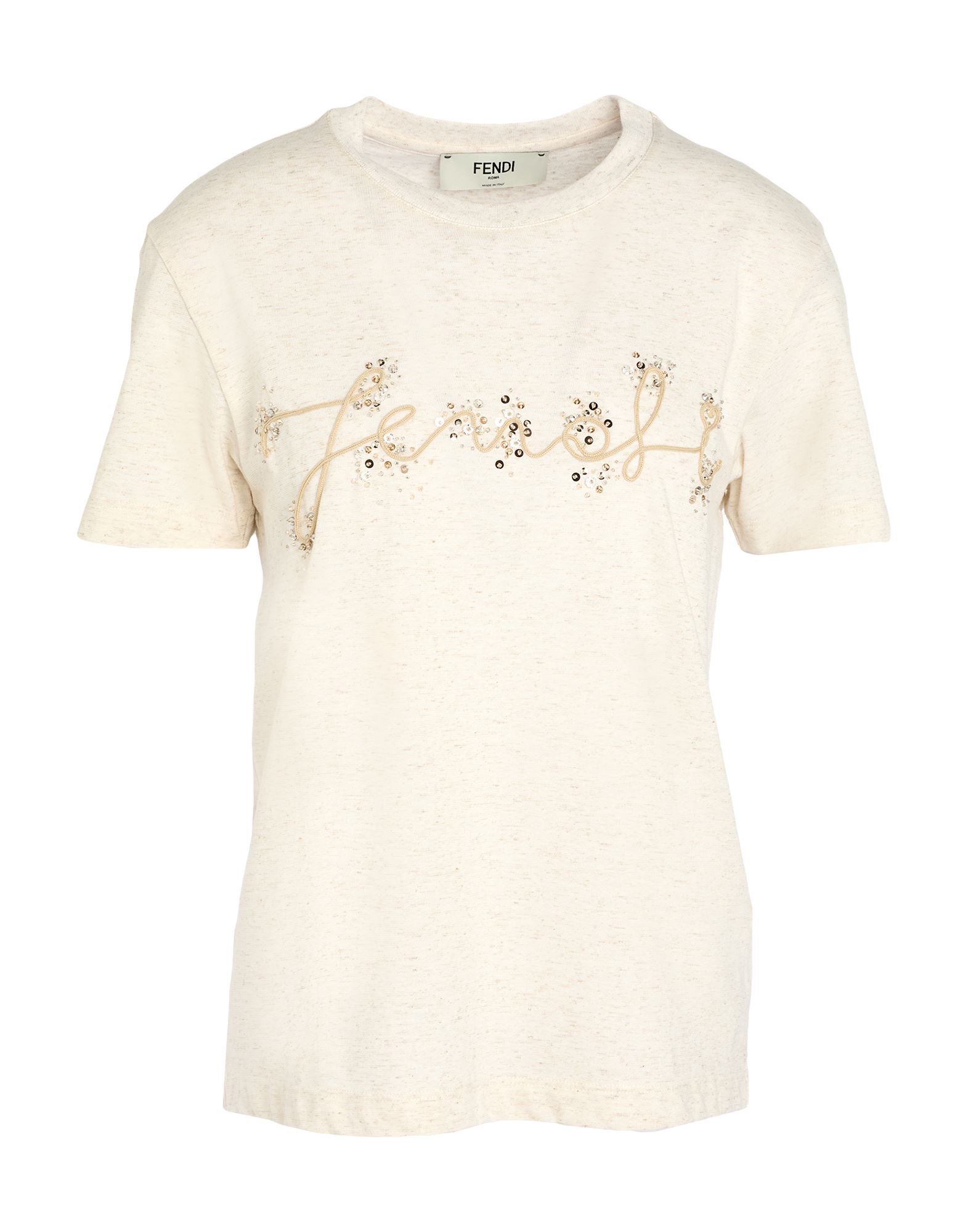 FENDI T-shirts Damen Beige von FENDI