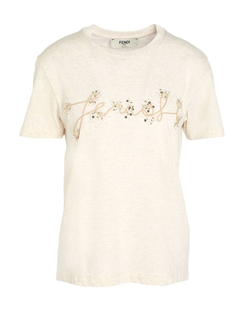FENDI T-shirts Damen Beige von FENDI
