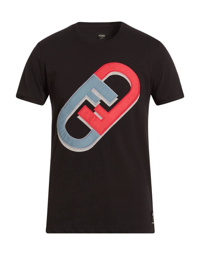 FENDI T-shirts Herren Schwarz von FENDI