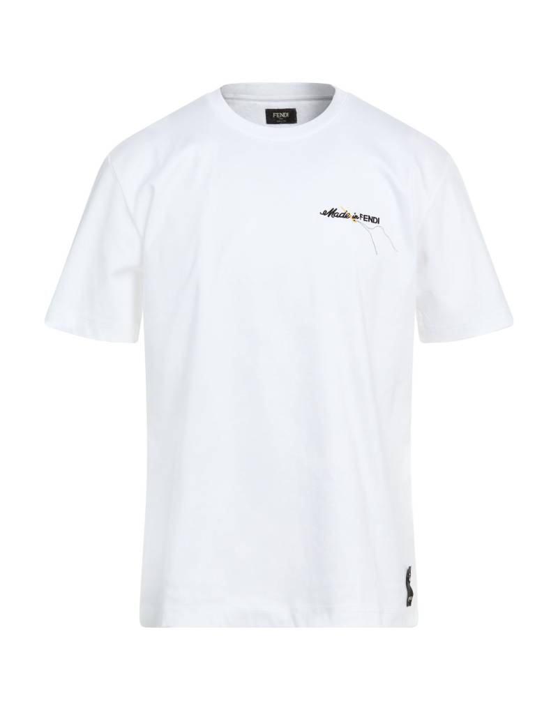 FENDI T-shirts Herren Weiß von FENDI