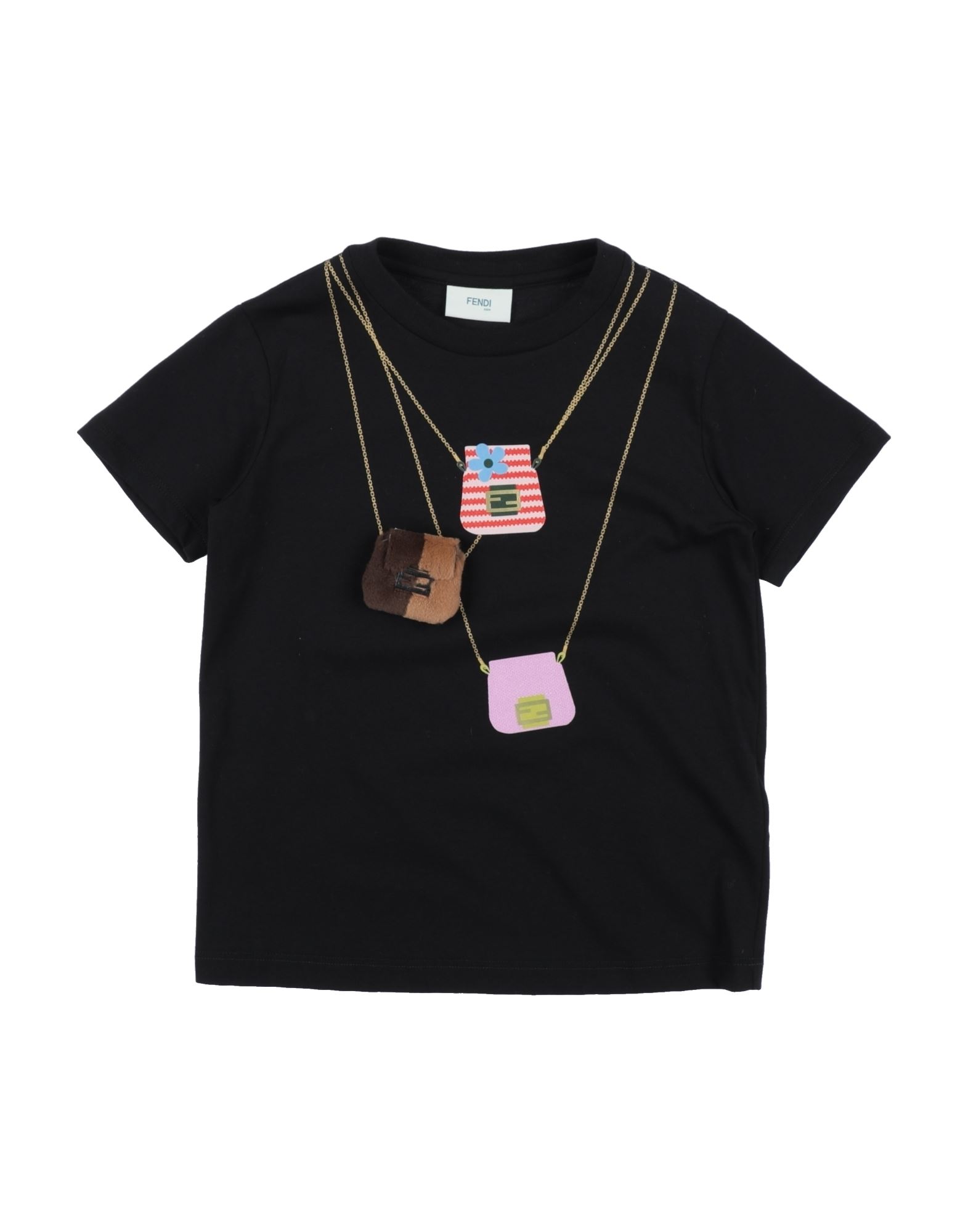 FENDI T-shirts Kinder Schwarz von FENDI