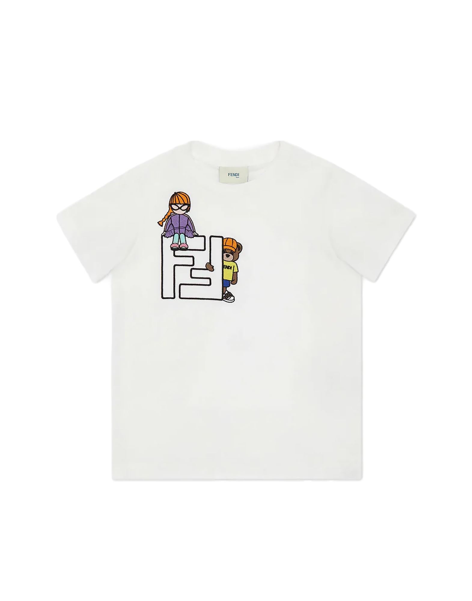 FENDI T-shirts Kinder Weiß von FENDI