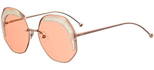 Fendi Sonnenbrillen GLASS FF 0358/S Rose Gold/Pink 63/19/140 Damen von FENDI