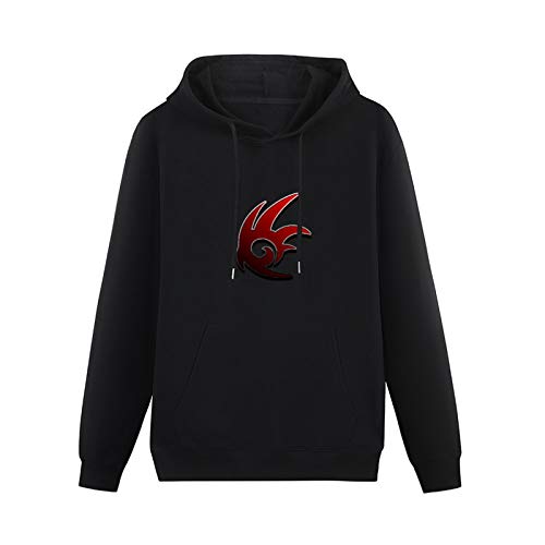 FENGMI Men's Hoodies Shadow The Hedgehog Head Logo Sweatshirt Pullover Classic Hoody M von FENGMI