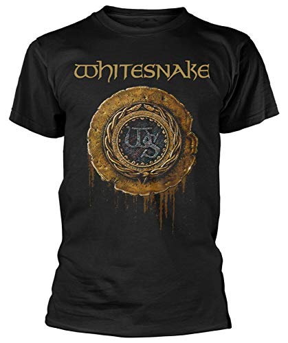 Whitesnake '1987 Logo' (Black) T-Shirt Black L von FENGYIN