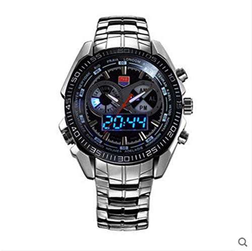 FENKOO TVG Armbanduhren TVG Mannuhr Männer wasserdicht Edelstahl Uhren-Exporte (Color : 1) von FENKOO