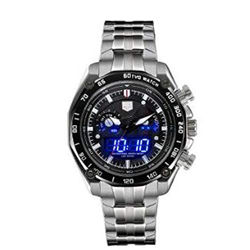 FENKOO TVG Armbanduhren TVG elektronische Uhr leuchtende wasserdichte Sport Herrenuhr (Color : 2) von FENKOO