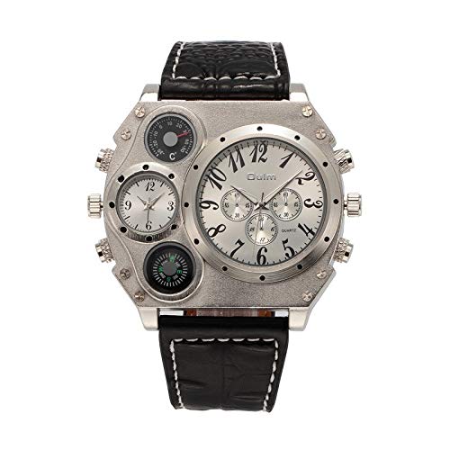 FENKOO beiläufige Uhr Große Wahl Multi-Zeitzone Herrenuhr Uhr / 1349 (Color : 2) von FENKOO