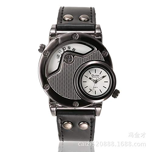 FENKOO beiläufige Uhr Mode Herren-Uhr/zweimaliger Sportuhr 9591 (Color : 1) von FENKOO