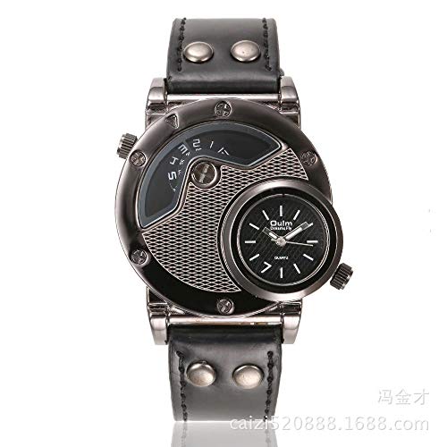 FENKOO beiläufige Uhr Mode Herren-Uhr/zweimaliger Sportuhr 9591 (Color : 2) von FENKOO