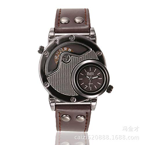 FENKOO beiläufige Uhr Mode Herren-Uhr/zweimaliger Sportuhr 9591 (Color : 3) von FENKOO