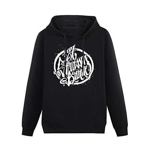 FENLI 187 Strassenbande Men Hoodie Black Sweatshirt 3XL von FENLI