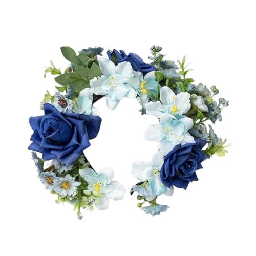 Elegant Flower Headband Colorful Florals Headwear Delicate Floral Hair Accessory Headpiece For Photoshoots Flower Headpiece von FENOHREFE