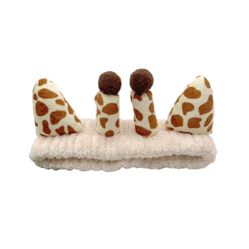 Haarband mit Cartoon-Giraffen-Design, weiches Haarband für Damen, Mädchen, Make-up, Dusche, Haar-Accessoires, Giraffen-Haarband, Giraffen-Stirnband, Giraffen-Stirnband, Giraffen-Stirnband, von FENOHREFE