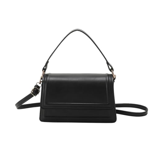 Modische lässige Tasche, Umhängetasche, Handtasche für Damen und Mädchen, vielseitige Umhängetasche, große Kapazität, koreanischer Stil, Schwarz von FENOHREFE