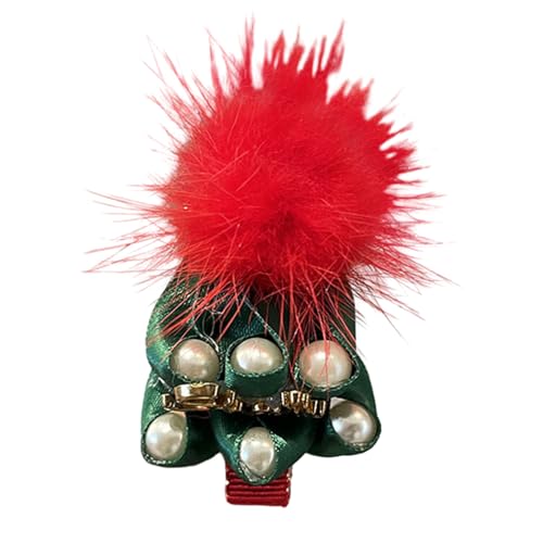 Niedliche Weihnachtsbaum-Haarnadeln, heiße Mädchen, Glitzer, Weihnachtsbaum-Haarspange, Festival-Haarspange für Damen, Pferdeschwanz, Haarspange, Weihnachtsbaum-Haarspange, Weihnachtsschmuck, von FENOHREFE