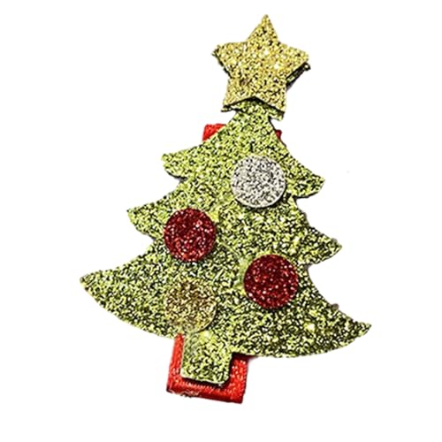 Niedliche Weihnachtsbaum-Haarnadeln, heiße Mädchen, Glitzer, Weihnachtsbaum-Haarspange, Festival-Haarspange für Damen, Pferdeschwanz, Haarspange, Weihnachtsbaum-Haarspange, Weihnachtsschmuck, von FENOHREFE