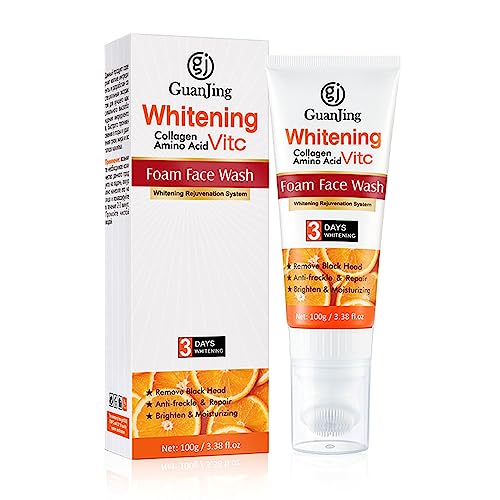 Vitamin C Schaum Gesichtsreinigungsschaum Reinigend Feuchtigkeitsspendend Mitesser Entfernen Hautpflege Gesichtswaschschaum Gesichtsreiniger Schäumender Gesichtsreiniger Für Frauen Trockene von FENOHREFE