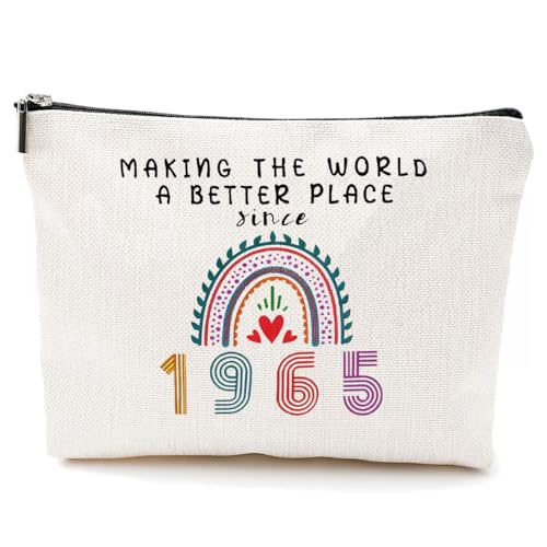 FENQURO 60 Geburtstag Mädchen - Geschenke Zum 60 Geburtstag Mädchen Make-Up-Tasche, 60 Jährige Mädchen, Geschenke Für Mädchen 60 Jahre, 60 geburtstag mädchen von FENQURO