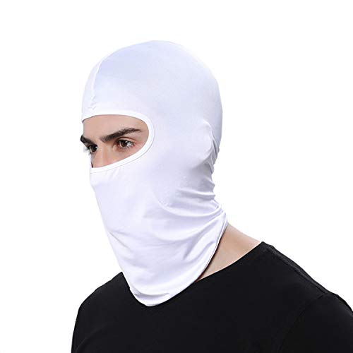 UTOVME Multifunktionen Gesichtsmaske Sport Balaclava Maske Warm Fahrrad Ski Snowboard Weiss von UTOVME