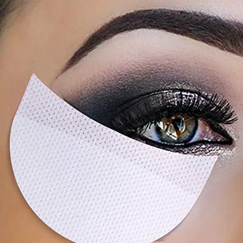 Augen-Make-up Lidschatten Pads Zu 100 Stück - Halbmondförmig Lidschatten-Schutzschilder Patches Für Wimpern Verlängerungen/Lippen-Makeup (100Stück) von FENXIXIONE