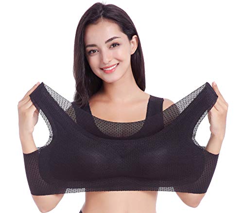 FEOYA Damen BH Ohne Buegel Bralette Bustier Bequemer Bra mit Gepolstert Yoga Fitness Sport BH Nahtloser BH Seamless Bra von FEOYA