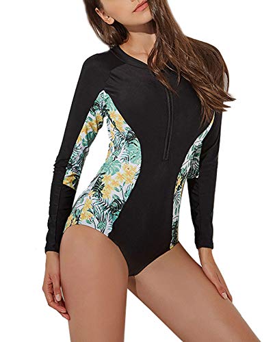 FEOYA Badeanzug Damen Push Up Badeanzug Damen Shcwarz Schwimmanzug Damen Sport Badebekleidung One Piece Frauen Badeanzug Damen Große Größen von FEOYA