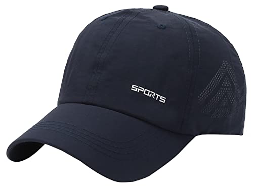 FEOYA Baseball Cap Damen Herren Schnelltrocknend Atmungsaktives Netz Militärhüte Sportfisch Outdoor Mesh Sommer Leicht Schnelltrocknend Basecap Verstellbar Kappe von FEOYA