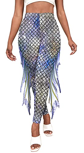 FEOYA Bedruckte Bunte Halloween Leggins - S von FEOYA