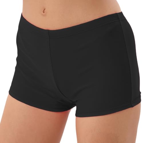 FEOYA Bikinihose Damen Hose Frauen UV Schutz Trainingshose Yogahose Schwarz 44 von FEOYA